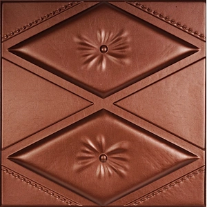 Indoor acoustic decorative hand-made 3d leather wall panel for hotel decor