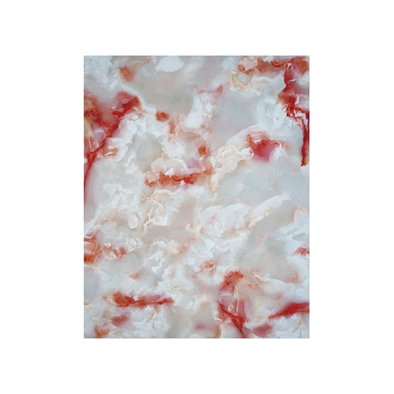factory price decorative artificial design pvc marble sheet stone