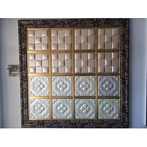 building material tile on the bedroom wall soundproof panels