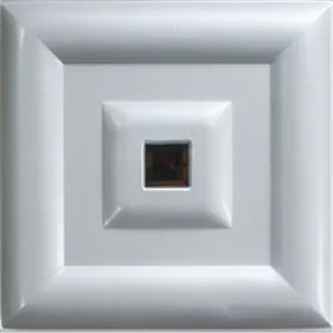 decorative embossed faux leather 3D wall tiles acoustic panels