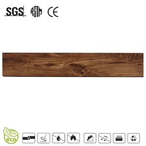 Click System Comfortable PVC Vinyl Flooring with Wood Color