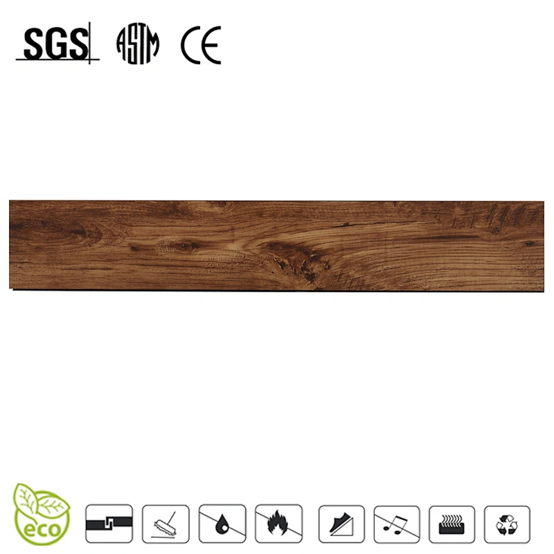 Click System Comfortable PVC Vinyl Flooring with Wood Color