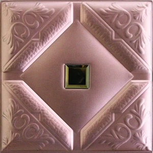 Fireproof ceiling designs for hall 3D Leather Tile