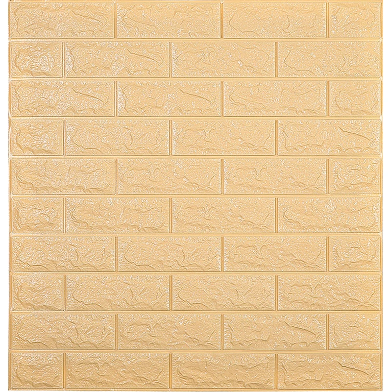 Lower price 3d tile wall sticker brick for house renovation