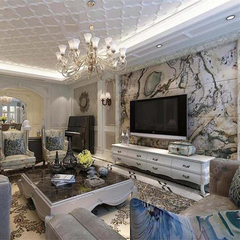 low price interior decoration 1220*2440mm uv artificial pvc marble sheet for wall