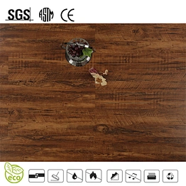 Click System Comfortable PVC Vinyl Flooring with Wood Color