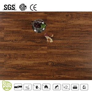 Click System Comfortable PVC Vinyl Flooring with Wood Color