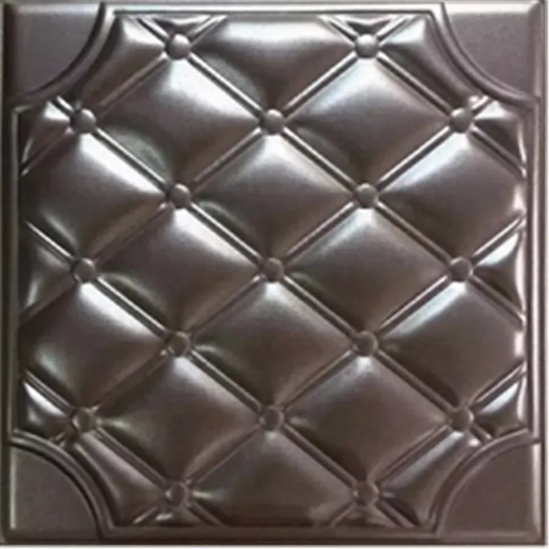 3D Wall Paneling Interior Decoration Materials Leather Wall Panels