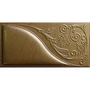 Polyurethane Decorative 3D Leather Wall Panel