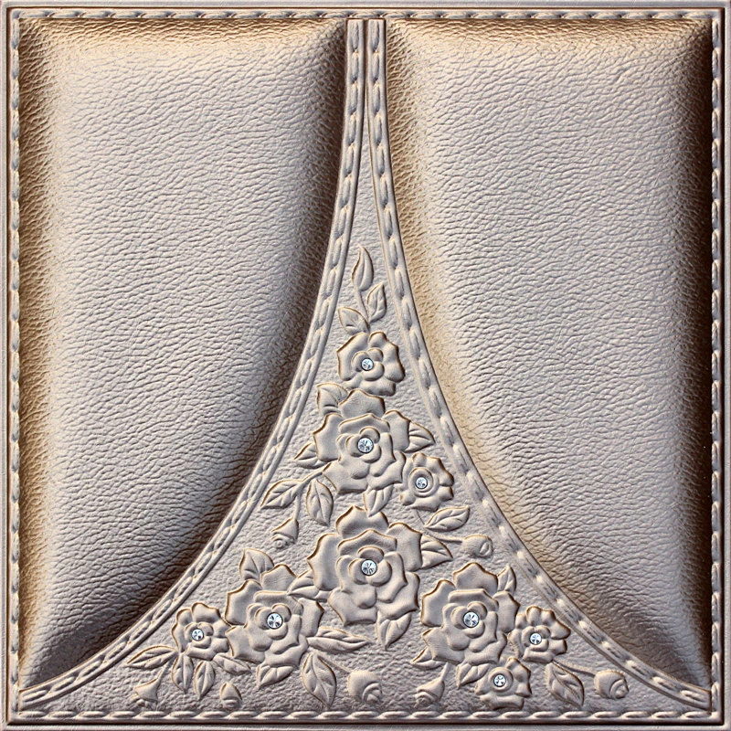 PU leather Wall Panel for interior wall decoration