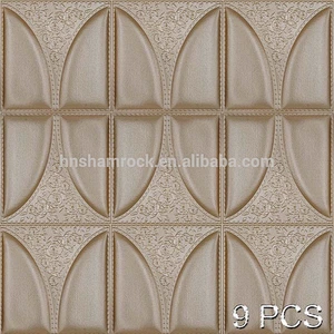 Sound-proof Embossed Faux Leather Panel