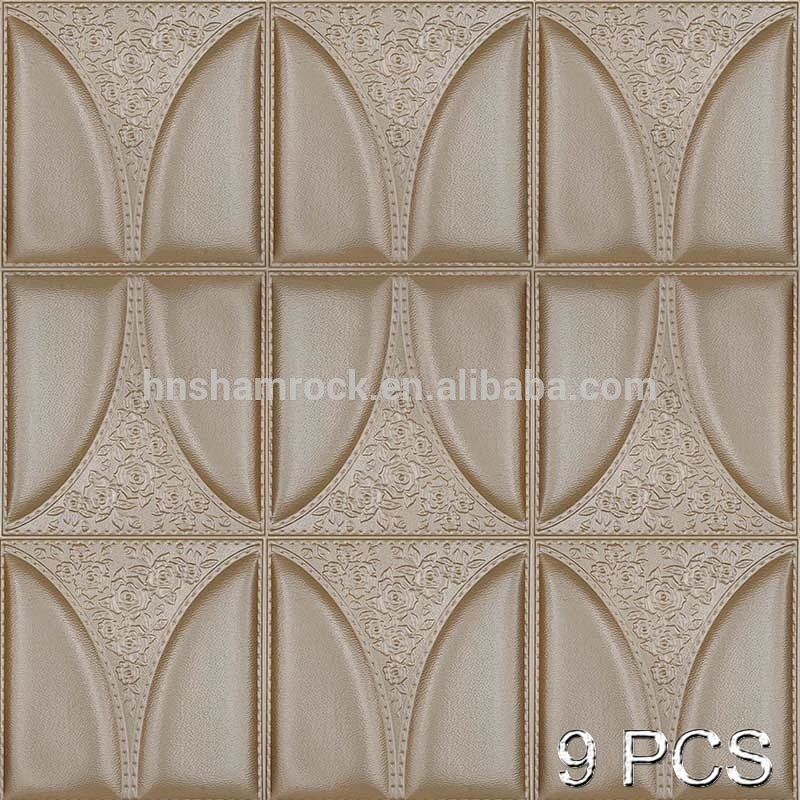 Sound-proof Embossed Faux Leather Panel