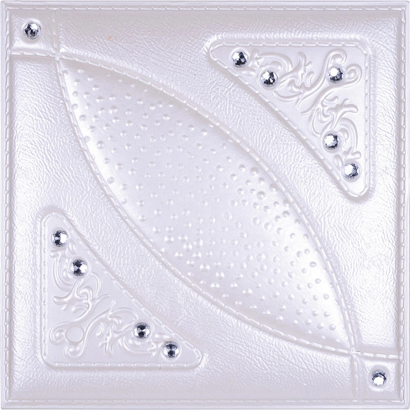Home Decoration PU Foam Wall Panel Faux Leather Plaques