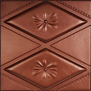 3D soft leather wall panel caved decor wall panel PU leather panel