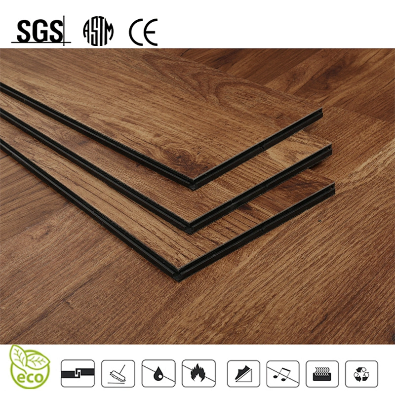 Click System Comfortable PVC Vinyl Flooring with Wood Color