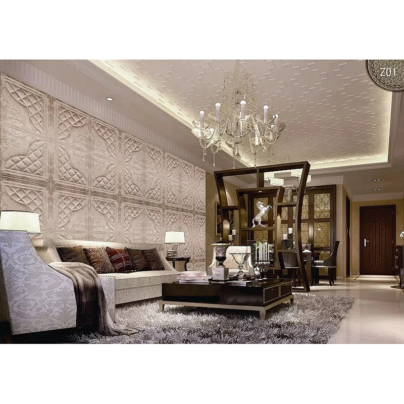 Waterproof PU leather 3D Polyurethane Foam leather panel