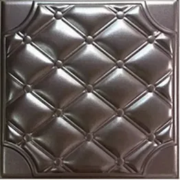 Warm Wall Face Decor Wooden Color 3D Leather Panel For Home