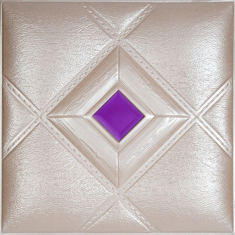 High-quality PU LEATHER 3D Interior Decorative Wall Paneling For Home