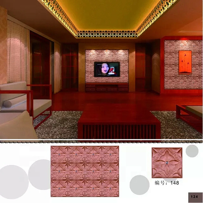 Leather 3d wall panel decoration wall panel decor walls and ceiling decorative 3 three-dimensional panels
