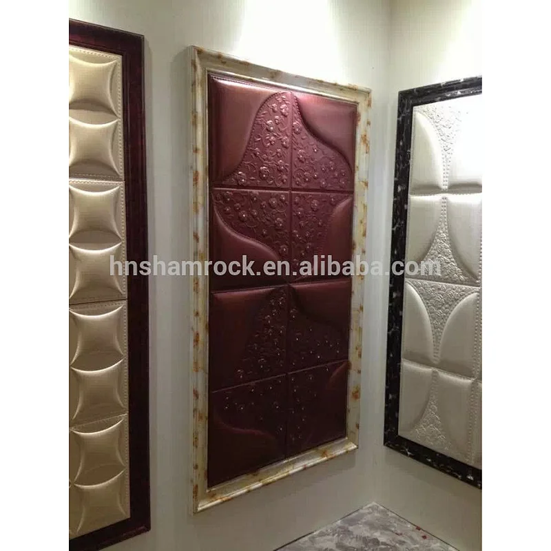 Sound-proof Embossed Faux Leather Panel