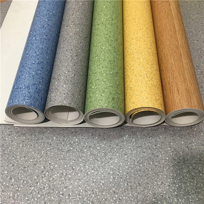 Factory price airport hospital homogeneous pvc vinyl flooring