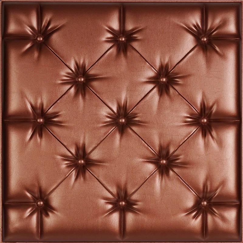 Hotel Decorative Wall PU foam leather Acoustic Panel