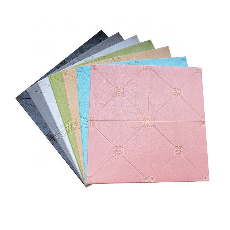 Home decor 3d pe foam wall sticker brick design backed vinyl wallpaper