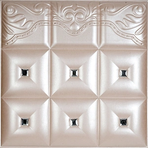 Tv Background waterproof Decorative Art Wall Decor 3D Leather Wall Panels