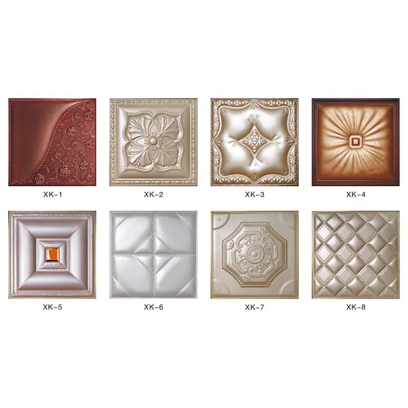 3D Leather wall panel