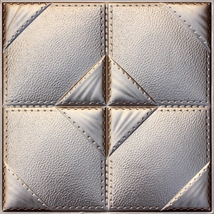 Cheap price color decorative interior 3d leather design wall panels