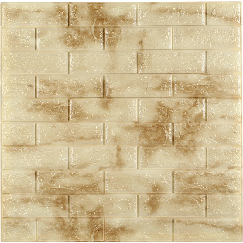 Lower price 3d tile wall sticker brick for house renovation