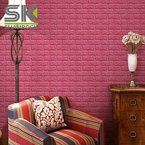 Lower Price Brick Sticker 3d Tiles Wallpaper Self-adhesive Foam Three-dimensional Brick Wallpaper foam