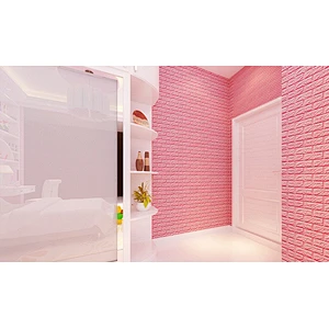 Lower Price Brick Sticker 3d Tiles Wallpaper Self-adhesive Foam Three-dimensional Brick Wallpaper foam