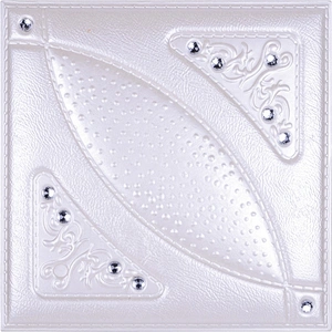 Soft Face PU Leather 3D Wall Tile For Comfort Background