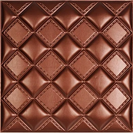 new product 3D carved pu leather foam ceiling board