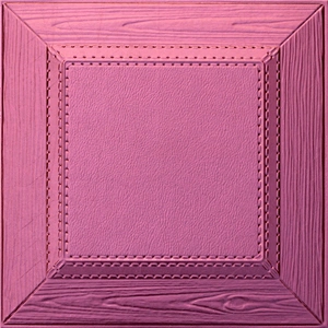 Decorative PU Foam leather cover  wall ceiling panel for home