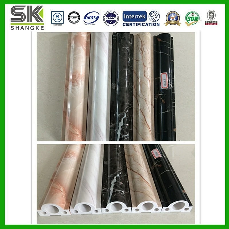 pvc marble line frame for interior and exterior corner decoration