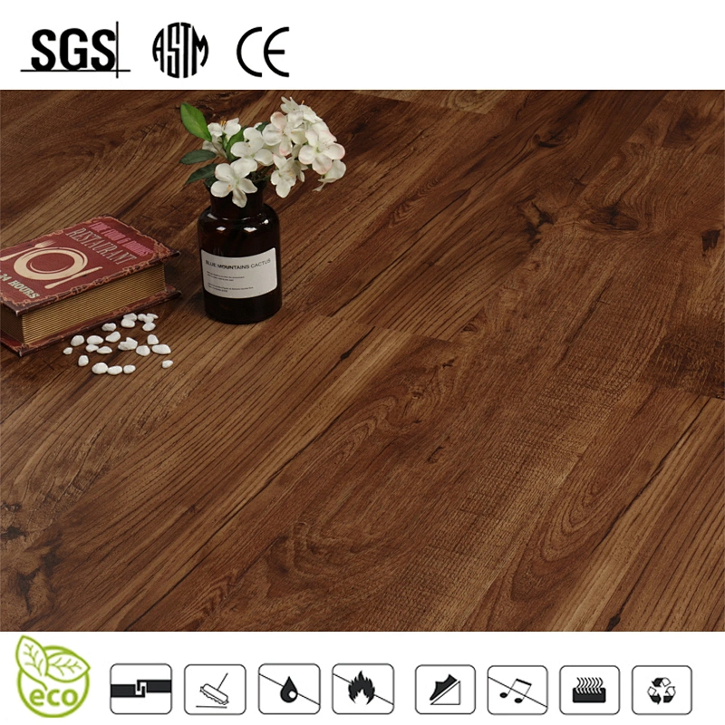Click System Comfortable PVC Vinyl Flooring with Wood Color