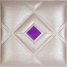 Embossed Faux Leather Acoustic Panel