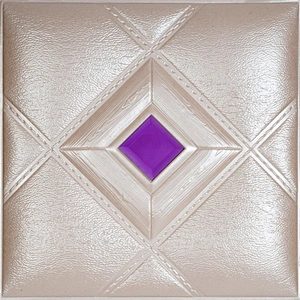Embossed Faux Leather Acoustic Panel