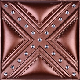 PU Foam acoustic ceiling 3D Leather Tile