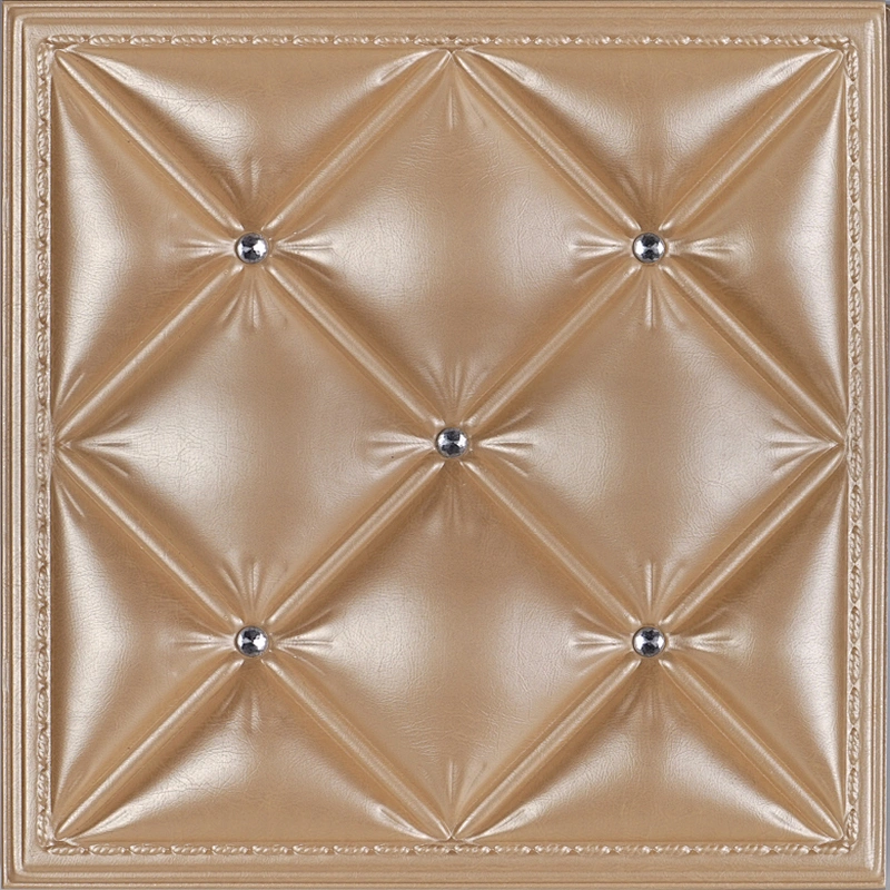 Tv Background waterproof Decorative Art Wall Decor 3D Leather Wall Panels