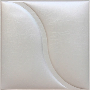 embossed PU Leather luxury soft Faux Wall Panel 3D Wall Panel Mold 3D Panel Wall Decor waterproof