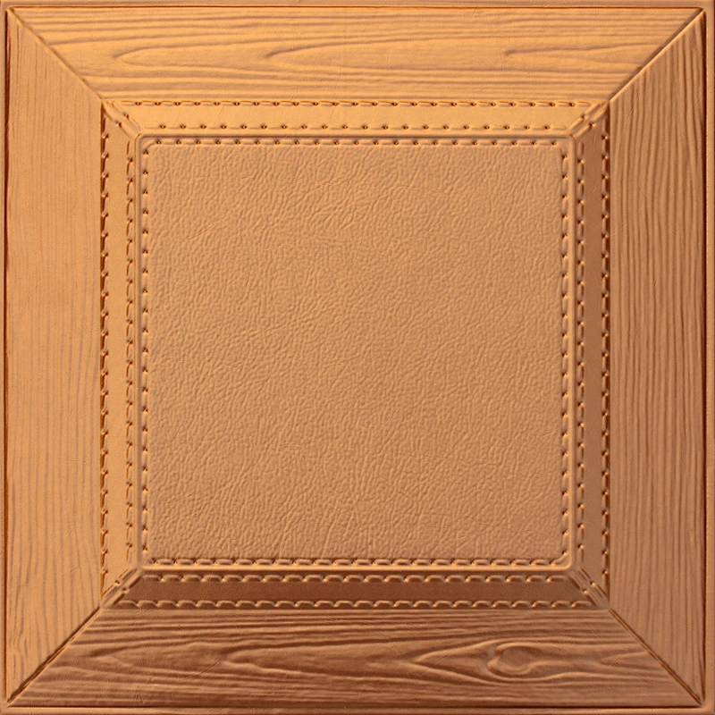 Waterproof pu leather boards interior TV background decoration 3D wall panel