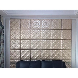 3D Wall Paneling Interior Decoration Materials Leather Wall Panels