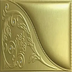 building material tile on the bedroom wall soundproof panels