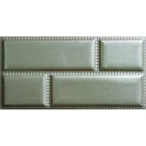 Polyurethane Decorative 3D Leather Wall Panel
