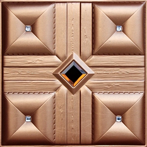 luxury Interior fireproof background decorative 3d pu leather foam wall coating panel