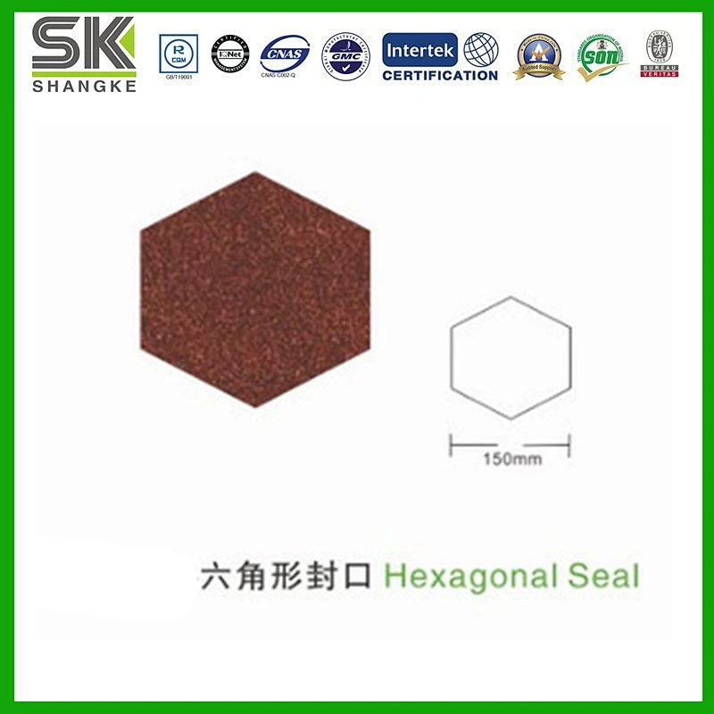 Green Stone Coated Zn-Al Steel Hexagonal Roof Seal Cap Cover