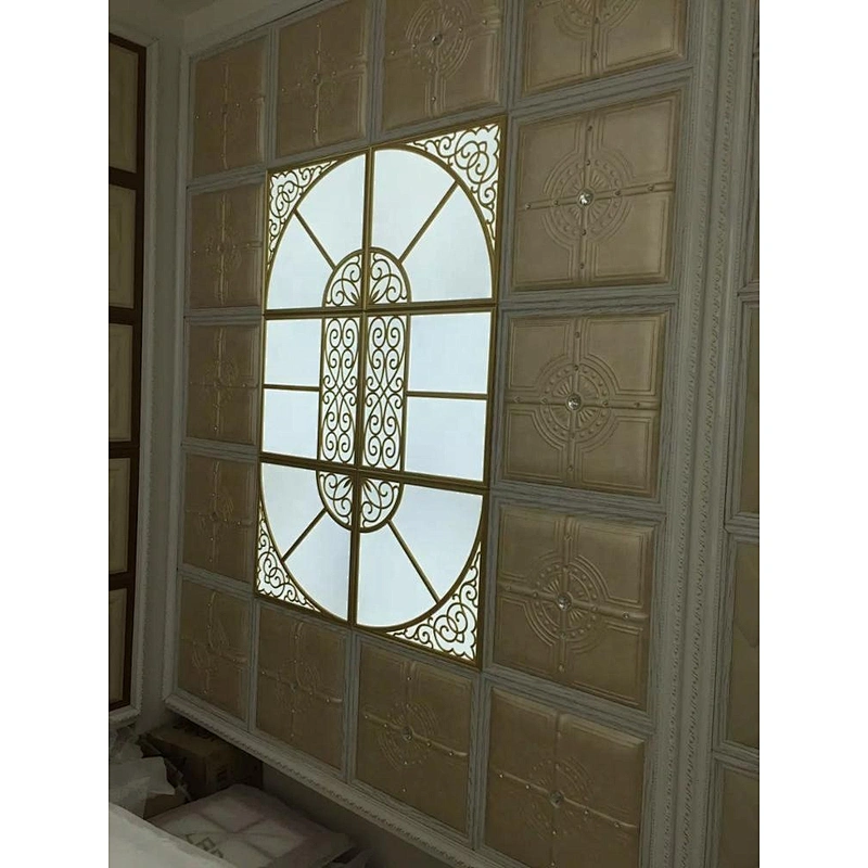 3D Wall Paneling Interior Decoration Materials Leather pu sandwich panel